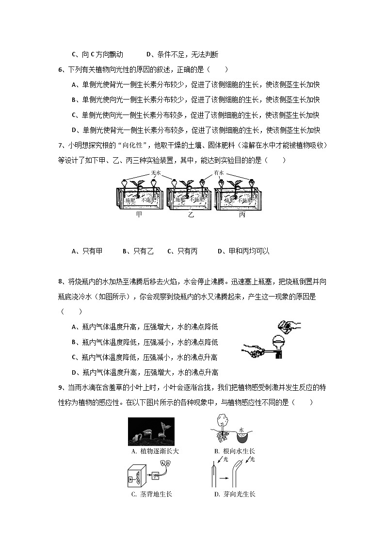 综合练习（2.1+2.3+3.1）   浙教版科学八年级上册02