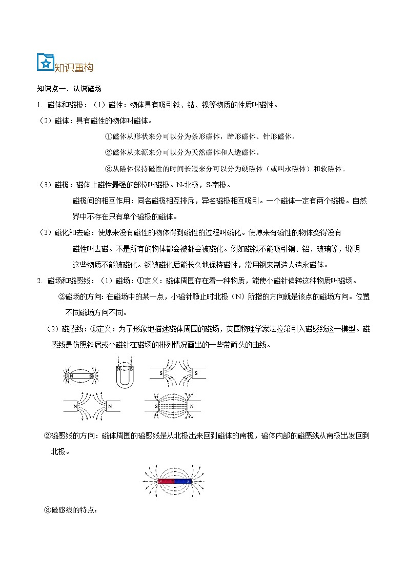 第12讲 电与磁-备考2024年中考科学一轮复习专题练习（浙江专用）02