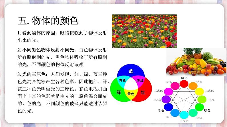 【浙教版】七下科学  2.4光和颜色（课件+同步练习）08