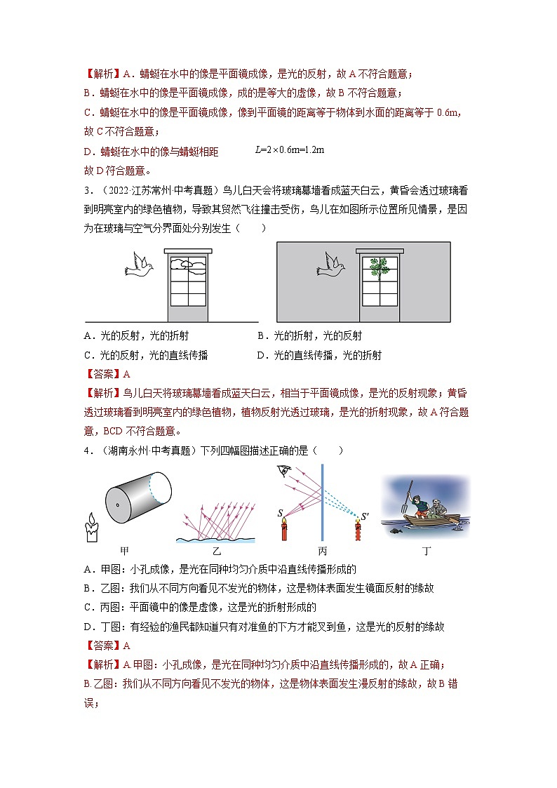 【浙教版】七下科学  2.5光的反射与折射（课件+同步练习）02