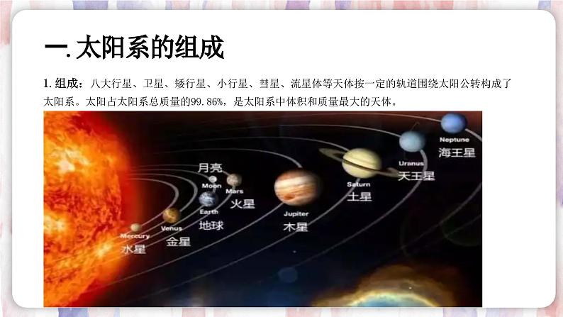 【浙教版】七下科学  4.6太阳系（课件+同步练习）03