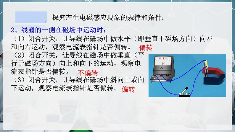 【浙教版】八下科学  1.5磁生电 第1课时（课件+教案+导学案+视频素材）08