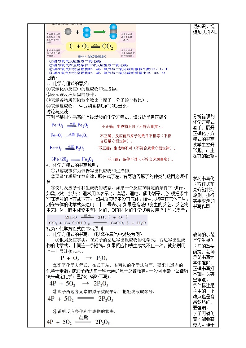 【浙教版】八下科学  3.3化学方程式 第2课时（课件+教案+导学案+视频素材）02