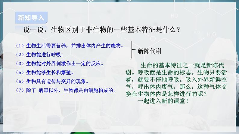 【浙教版】八下科学  3.5生物的呼吸和呼吸作用 第1课时（课件+教案+导学案+视频素材）03