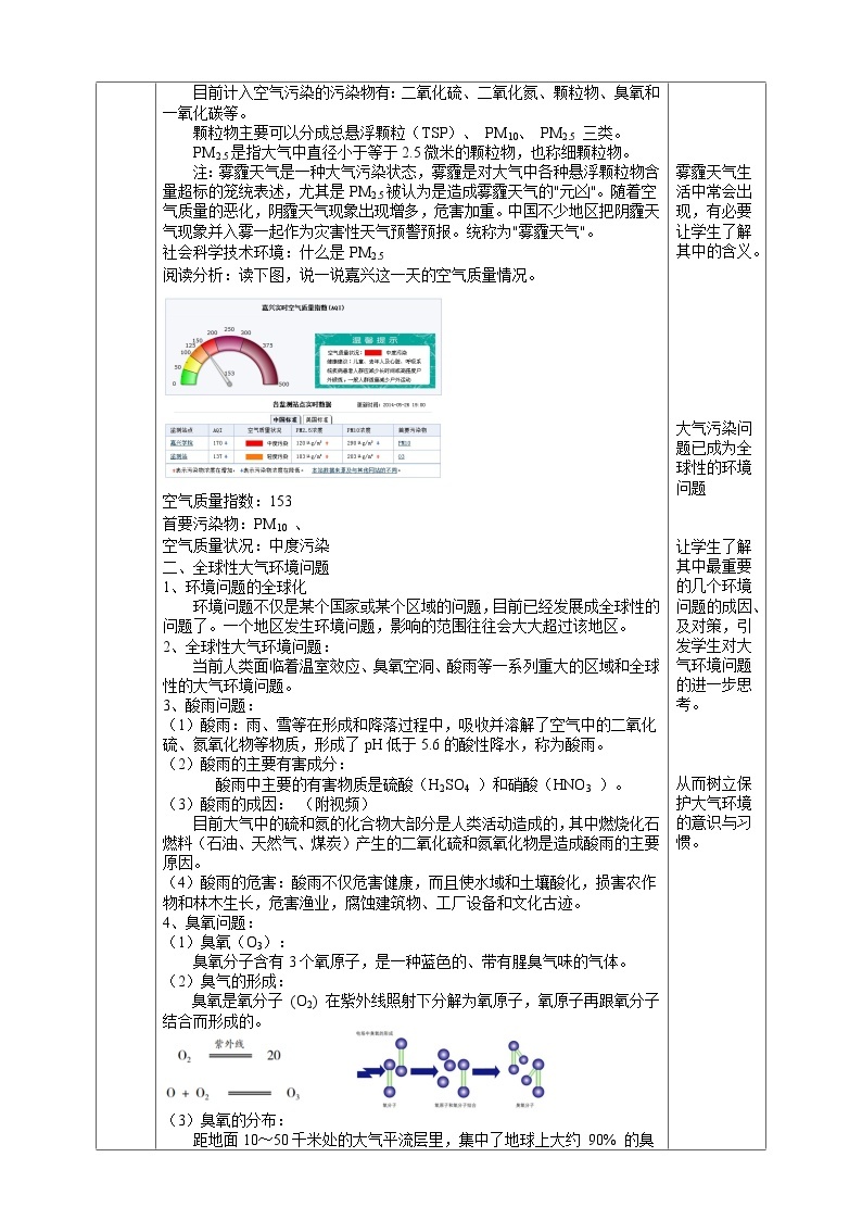 【浙教版】八下科学  3.8空气污染与保护 第2课时（课件+教案+导学案+视频素材）02