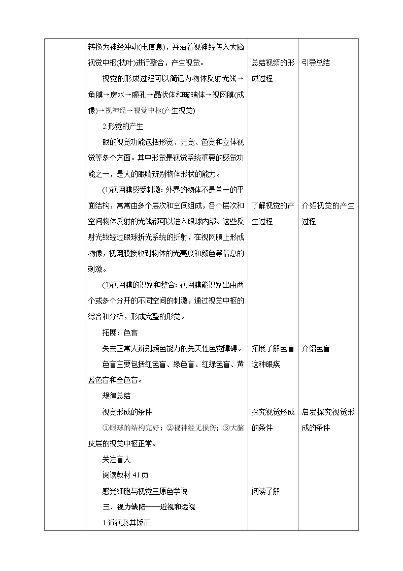 【华师大版】八下科学  3.1.2眼与视觉（课件+教案+导学案）02