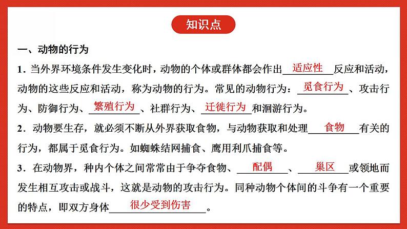 华师大版科学八年级下册第7章《生命活动的调节》 复习 课件04