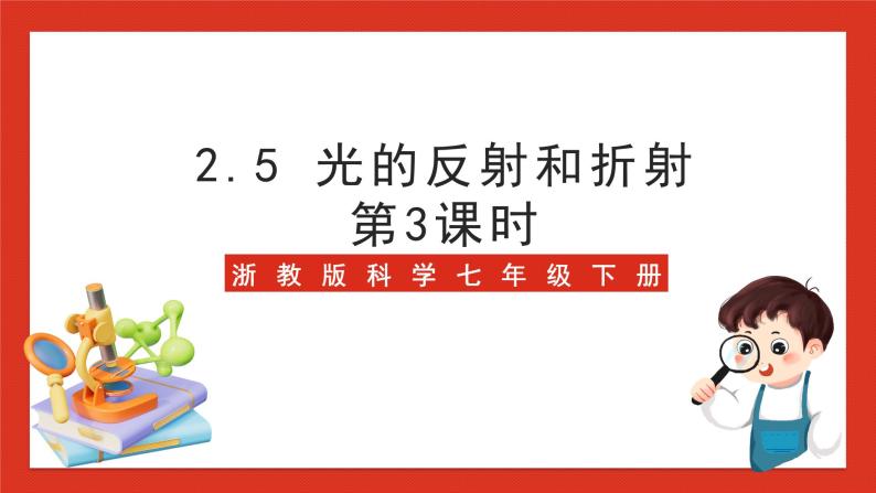 浙教版科学七年级下册2.5《光的反射和折射》第3课时 课件+练习01