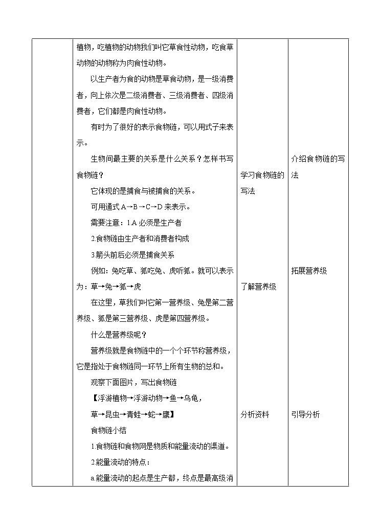 新华师七年级科学下册第五章第二节生态系统 第三课时（教案）第2页
