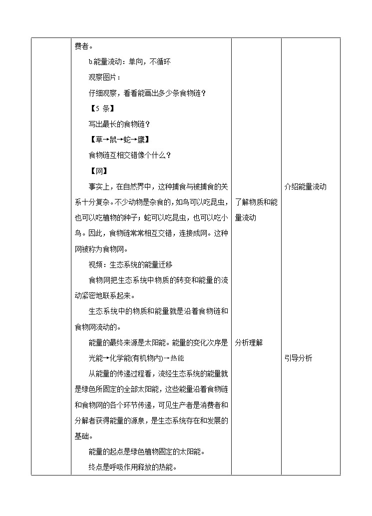 新华师七年级科学下册第五章第二节生态系统 第三课时（教案）第3页
