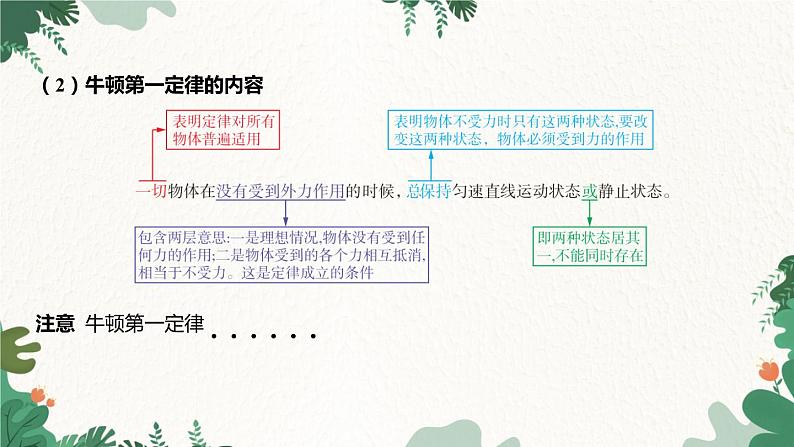 浙教版科学七年级下册 第3章第4节 牛顿第一定律课件第8页