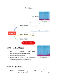 七年级下册第3节 重力精品课后复习题