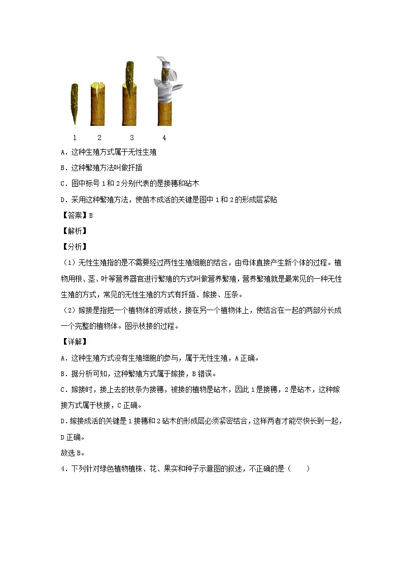 2022-2023学年七年级下册科学第一章单元测试卷及答案浙教版03