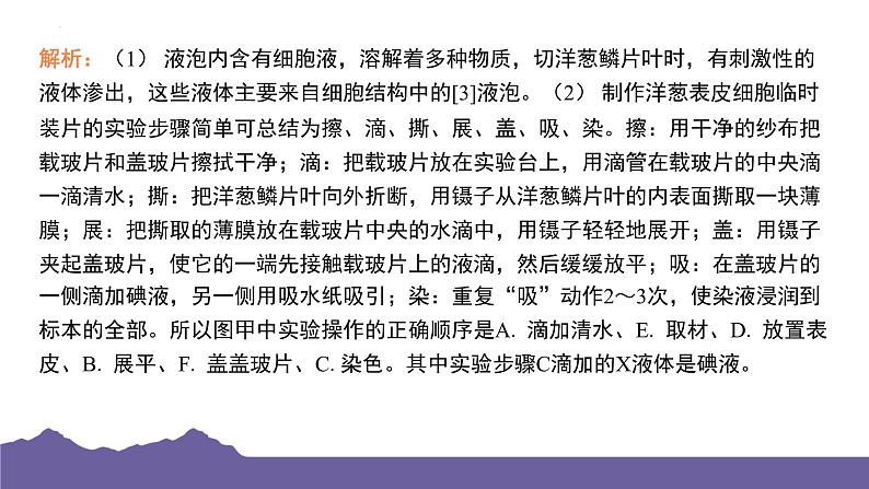 期末复习压轴题特训课件-2023-2024学年浙教版七年级上册科学05