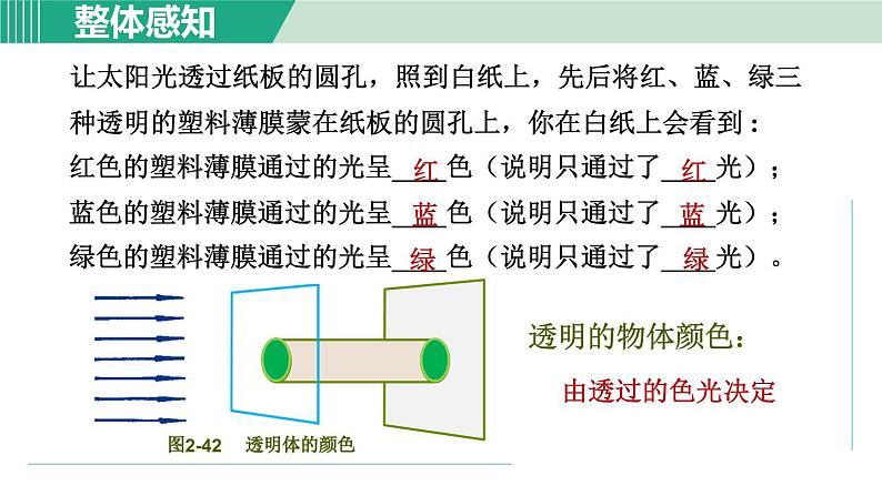 浙教版七年级科学下册课件 2.4 光和颜色 第2课时第7页