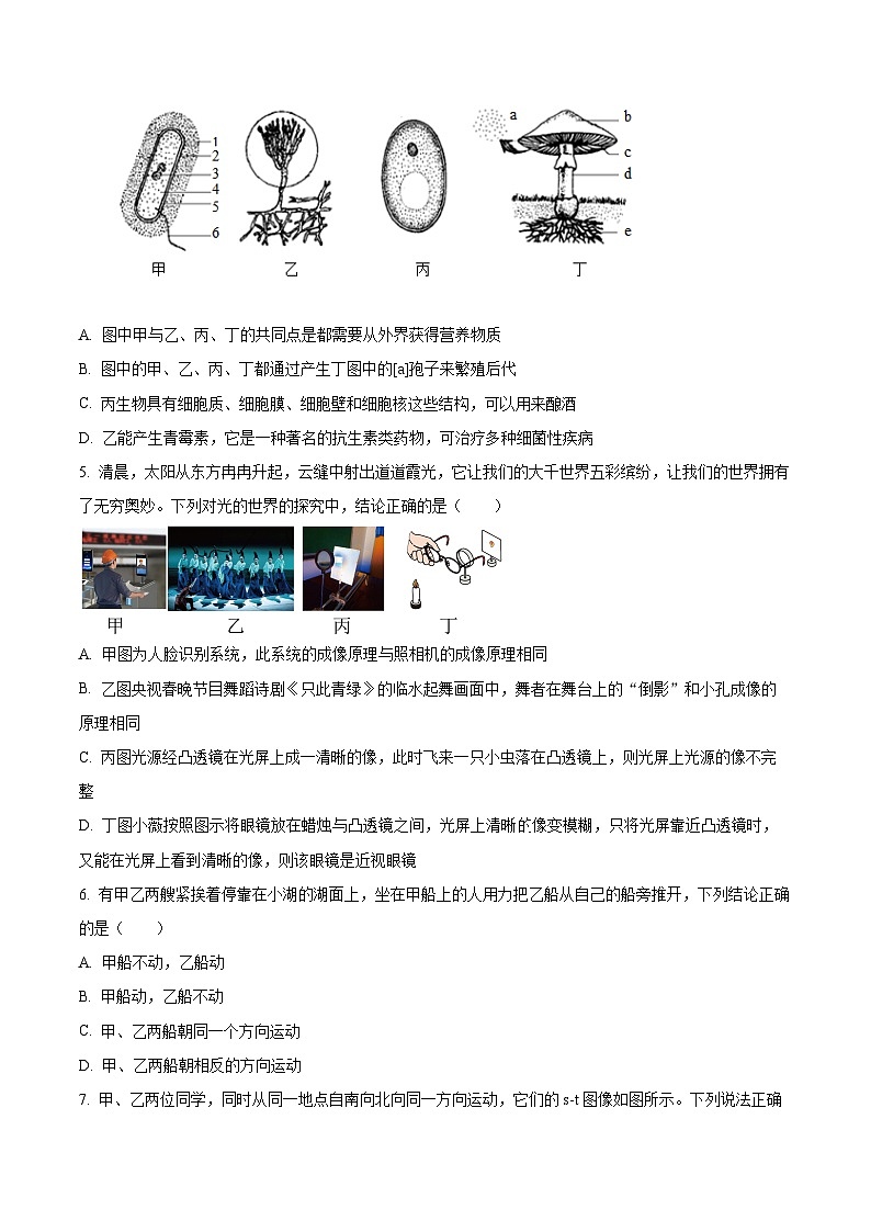 浙江省杭州市十三中教育集团2023-2024学年七年级下学期期中科学试题02