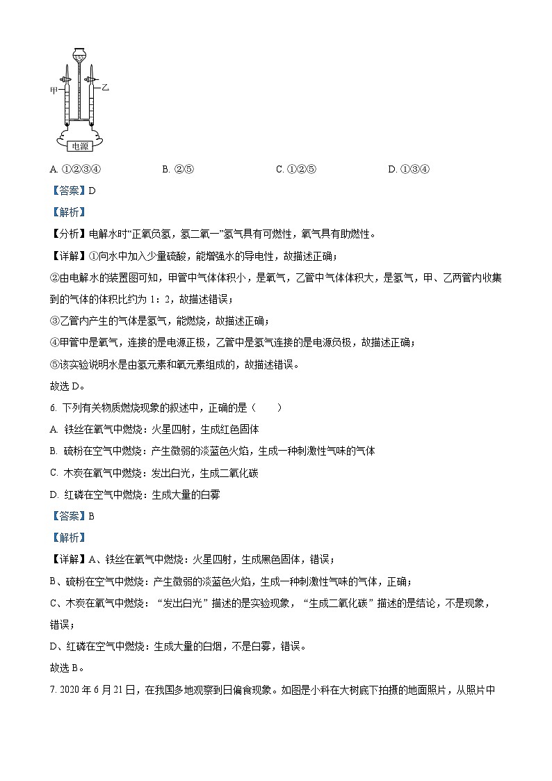 浙江省宁波市宁海县潘天寿中学2023-2024学年七年级下学期期中科学试题03