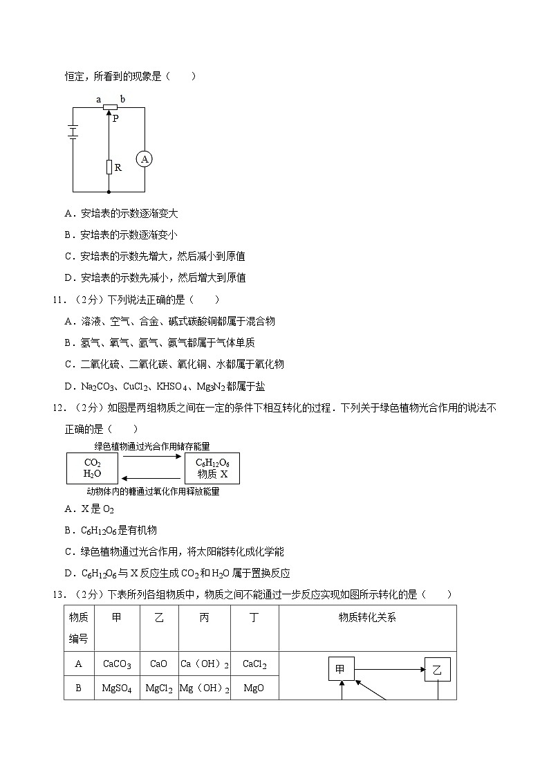 2024年浙江省宁波市普通高中保送生科学仿真试卷（七）03