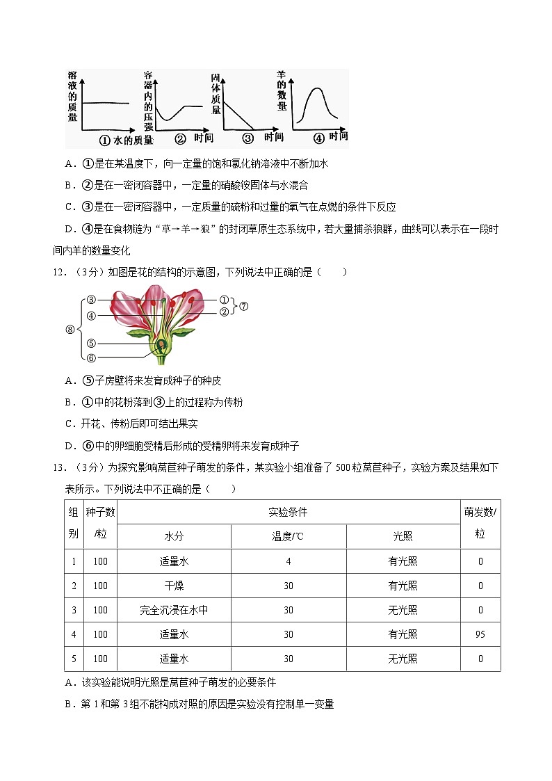 2023-2024学年浙江省宁波市北仑区七年级（下）期末科学试卷03