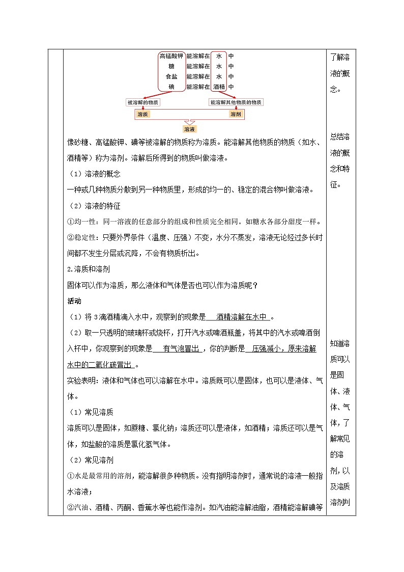 【浙教版】八上科学  1.4 物质在水中的分散状况（课件+教案+导学案+同步练习）03
