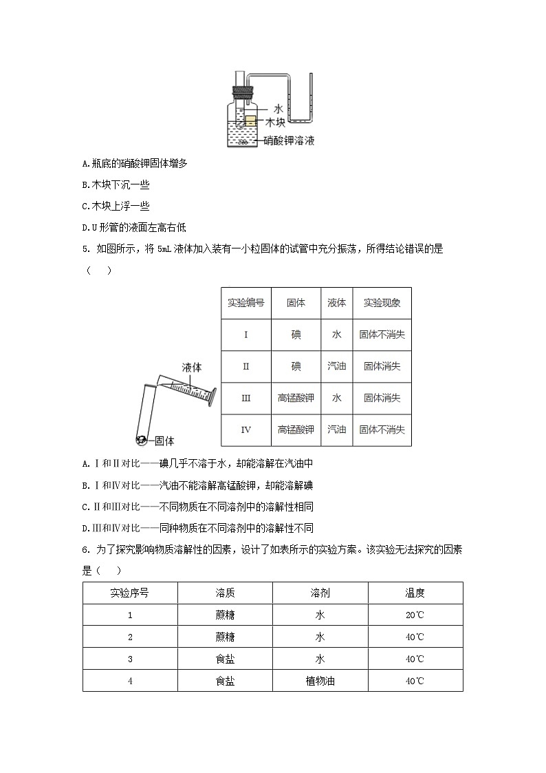 【浙教版】八上科学  1.5 物质的溶解（第1课时）（课件+教案+导学案+同步练习）02