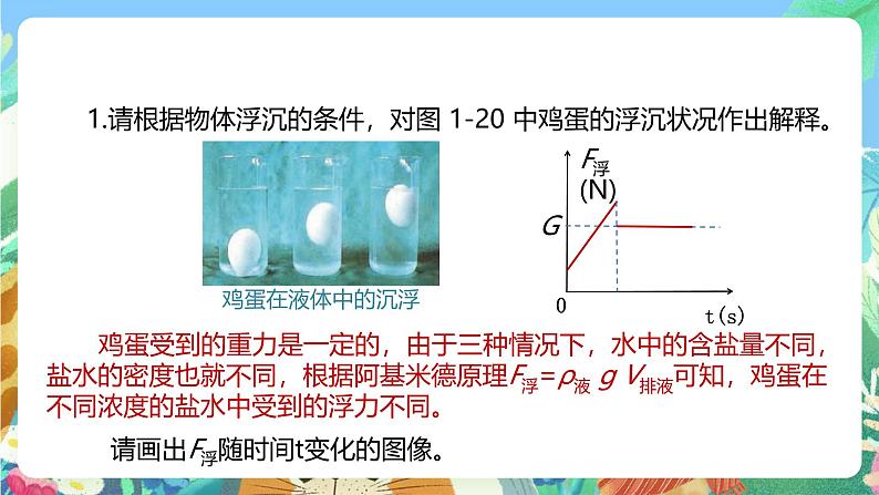 【新课标】浙教版科学八年级上册1.3《水的浮力》(第3课时）课件第7页