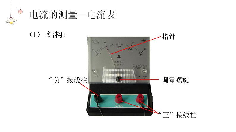 浙教版初中科学8上4.2 电流的测量 课件第7页