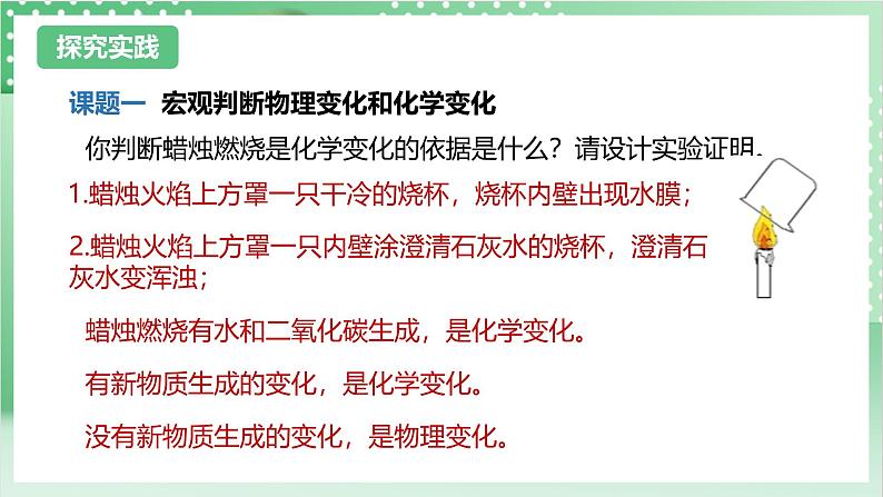 【新课标】浙教版科学九上第1节《物质的变化》课件+练习04