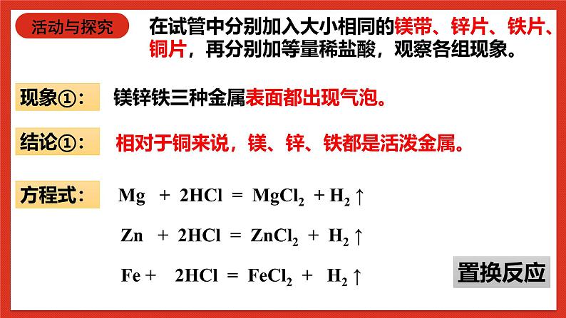 华师大版科学九上3.2《金属的活动性顺序1》课件+素材07