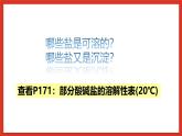 华师大版科学九上3.专题1：《可溶性盐和不溶性盐》课件