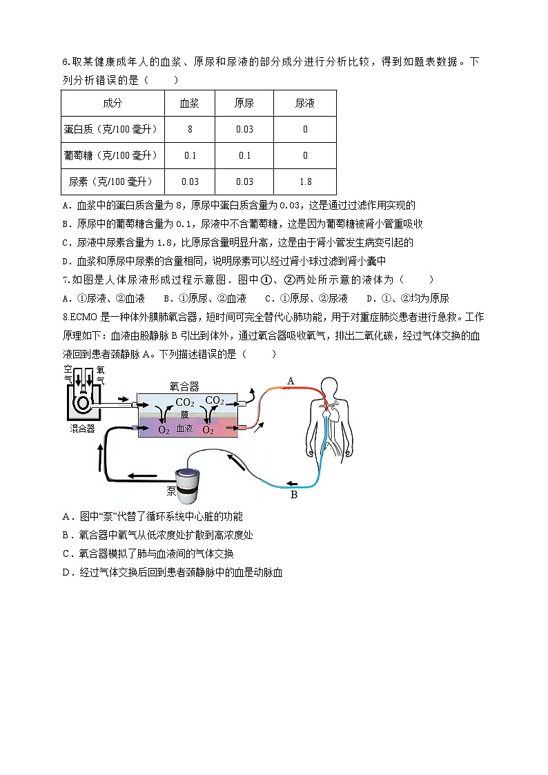 2024秋华师大版 初中科学 八年级上册第五章综合练习 A卷（含答案）02