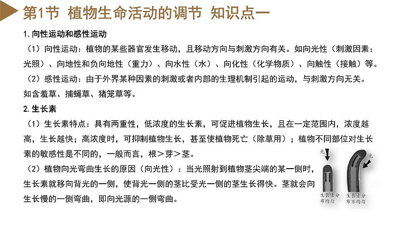 【核心素养】浙教版科学八年级上册 第3章 生命活动的调节（单元复习课件+教学设计+同步练习）05