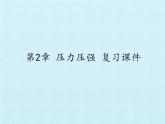 华师大版科学八年级上册第2章 压力 压强 复习课件