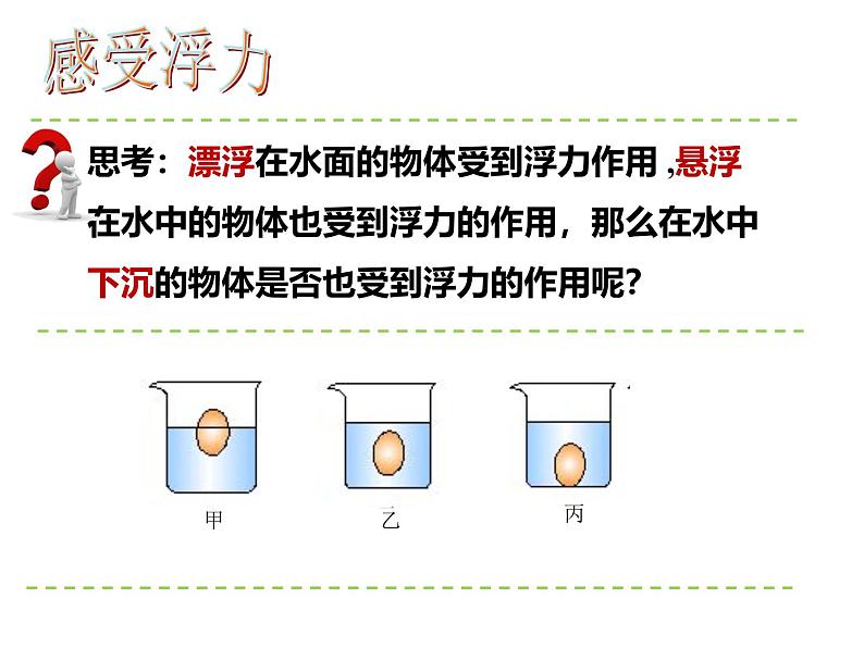 华师大版科学八年级上册3.2浮力课件08