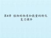 华师大版科学八年级上册第4章 植物的物质和能量的转化 复习课件