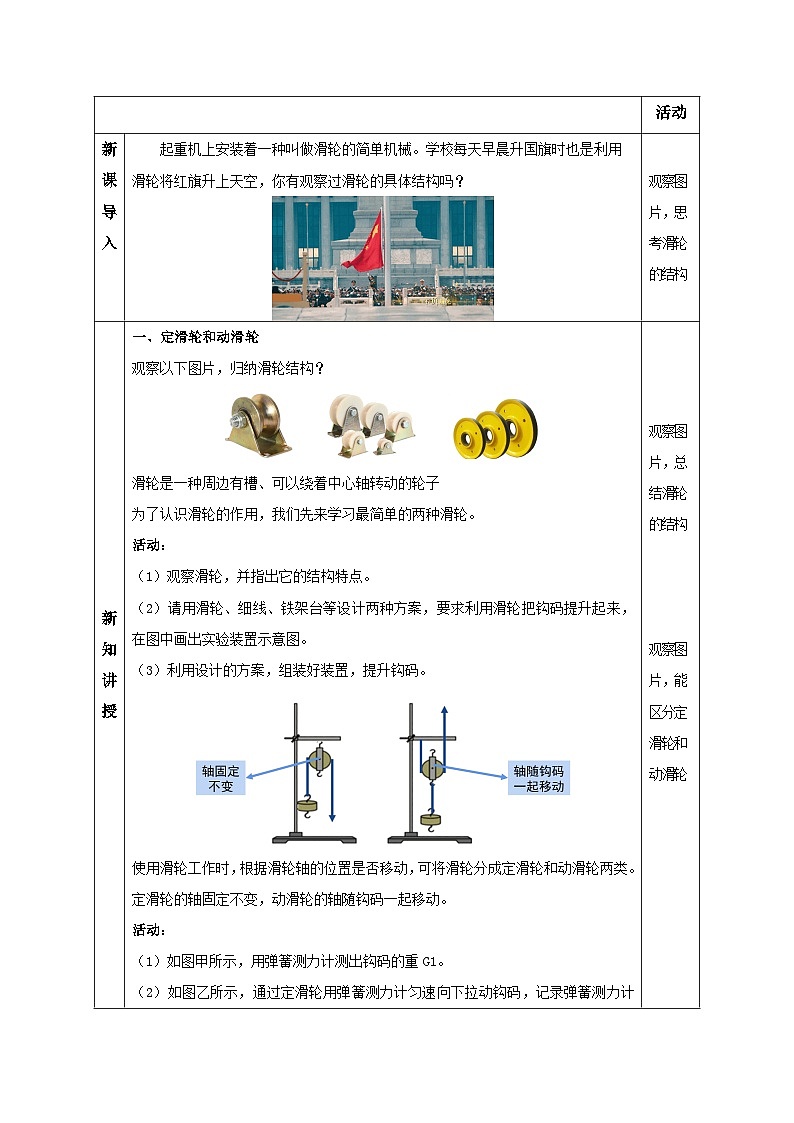 3.4 简单机械（第3课时）（教学设计）-2024-2025学年度九年级科学上册同步高效课堂（浙教版）第2页