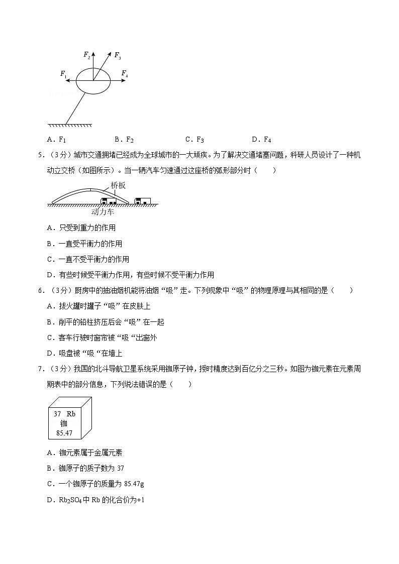 浙江省宁波市海曙外国语学校2024-2025学年八年级上学期期中科学试卷第2页
