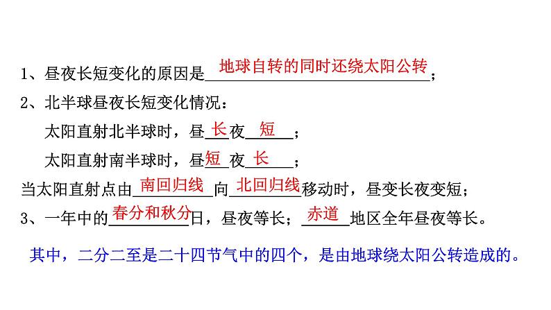 浙教版七上科学 4.2 地球的转动 课件第3页