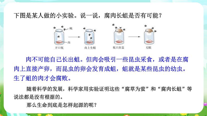 华师大版科学九下 2.2《生命的起源》课件第4页