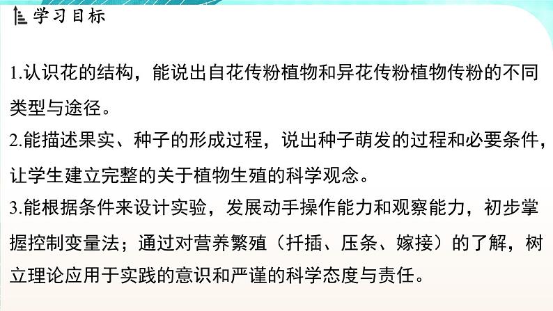 浙教版(2024）科学七年级下册 1.3 植物的生殖与发育 （课件）第2页