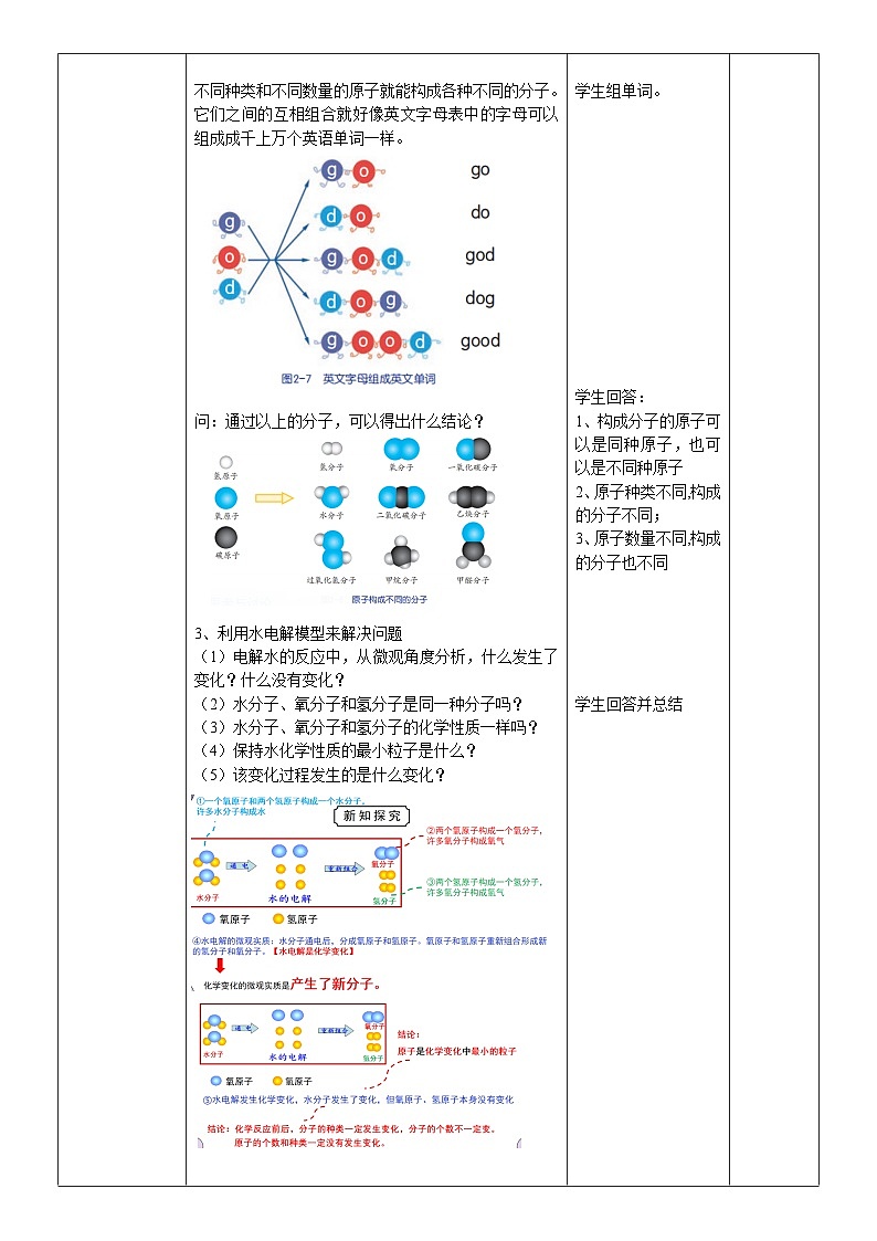 浙教版初中科学 八下第2章微粒的模型与符号 2.2 《物质的微观粒子模型》教案docx第2页