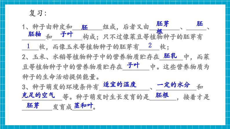 浙教版七下科学 1.3 植物的生殖与发育（5）第4页