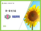【核心素养】浙教版科学八年级下册 1.6 家庭用电 同步课件+同步练习