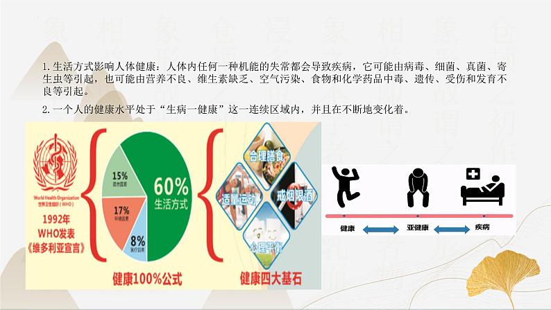 【核心素养】浙教版科学九年级下册 3.1、3.5、3.6健康与保健 同步课件第6页