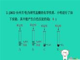 2024九年级化学上册第1章物质及其变化第3节常见的酸第1课时盐酸习题课件浙教版