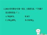2024九年级化学上册第1章物质及其变化第6节几种重要的盐第3课时盐与化肥习题课件浙教版