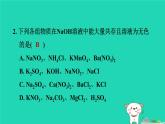 2024九年级化学上册第1章物质及其变化专题训练1离子共存与检验反应先后顺序问题习题课件浙教版