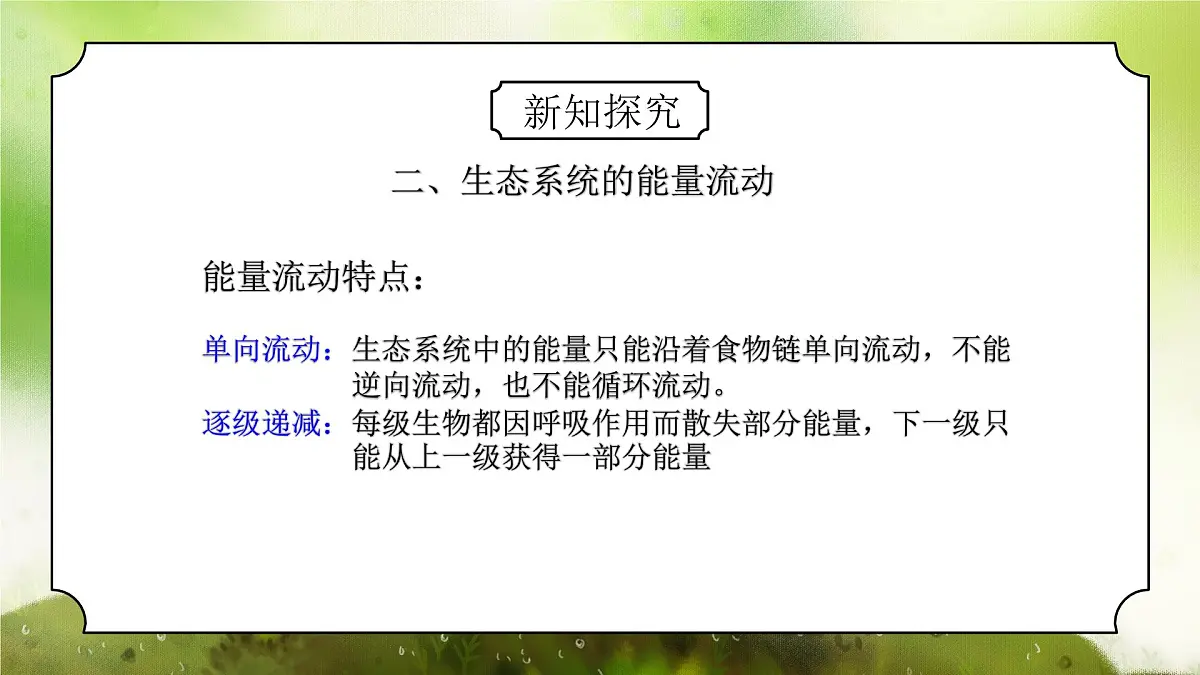 浙教版初中科学九下第2章生物与环境2.4.2《生态系统的结构和功能》课件第8页