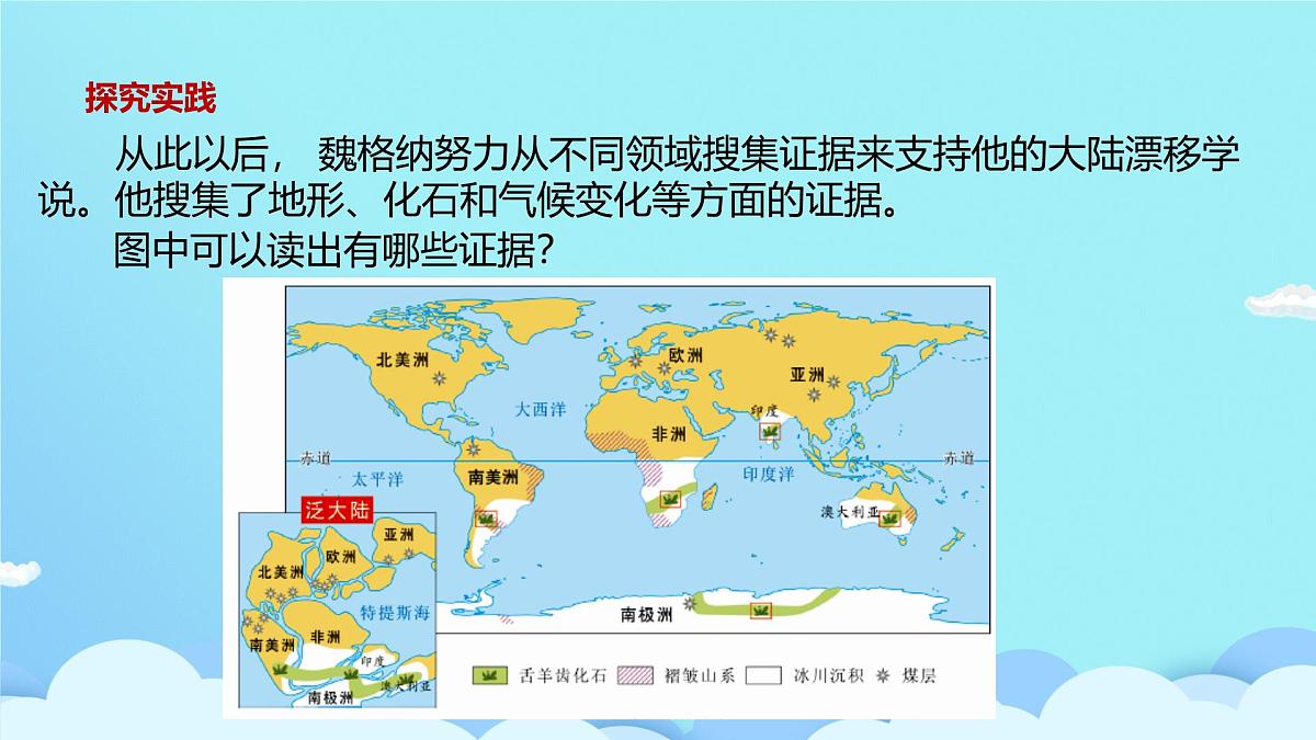 浙教版七年级上 第4章 第4节 地球板块的缓慢运动（第1课时）课件第6页