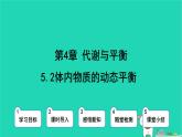 九年級(jí)科學(xué)上冊(cè)第4章代謝與平衡第5節(jié)體內(nèi)物質(zhì)的動(dòng)態(tài)平衡第2課時(shí)體內(nèi)物質(zhì)的動(dòng)態(tài)平衡課件浙教版